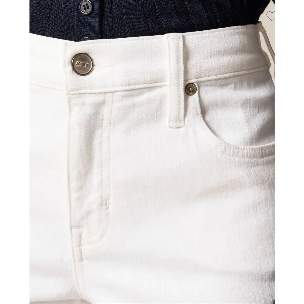 J. Crew Slim Jean in White NWT Size 26